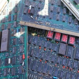 Rack card gold-plated connectors