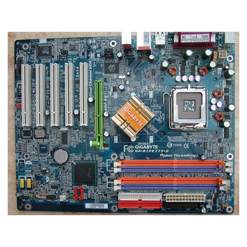 Motherboard with 2 old BGA chips