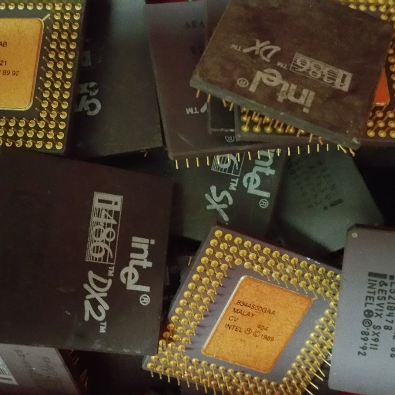 Intel X86 ceramic processor