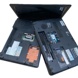 Incomplete laptop without battery